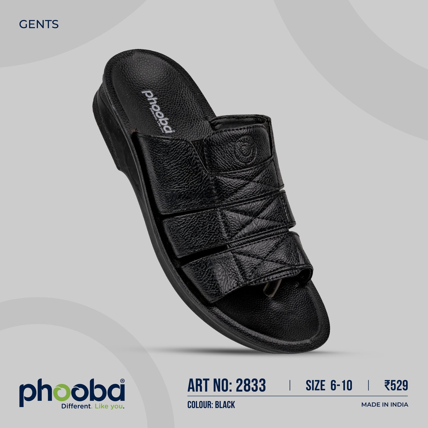 Phooba PU Sandals for Men - Style 2833
