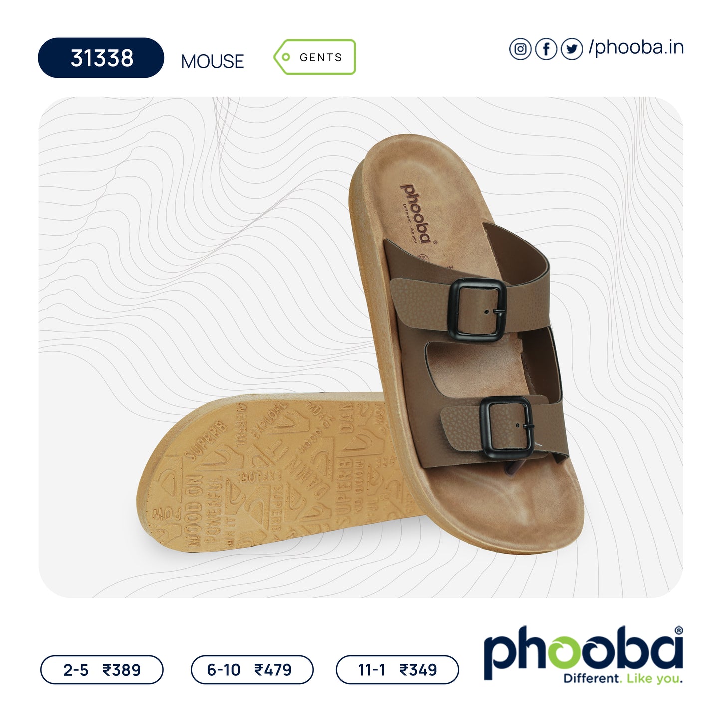 Phooba PU Sandals for Boys - Style 31338