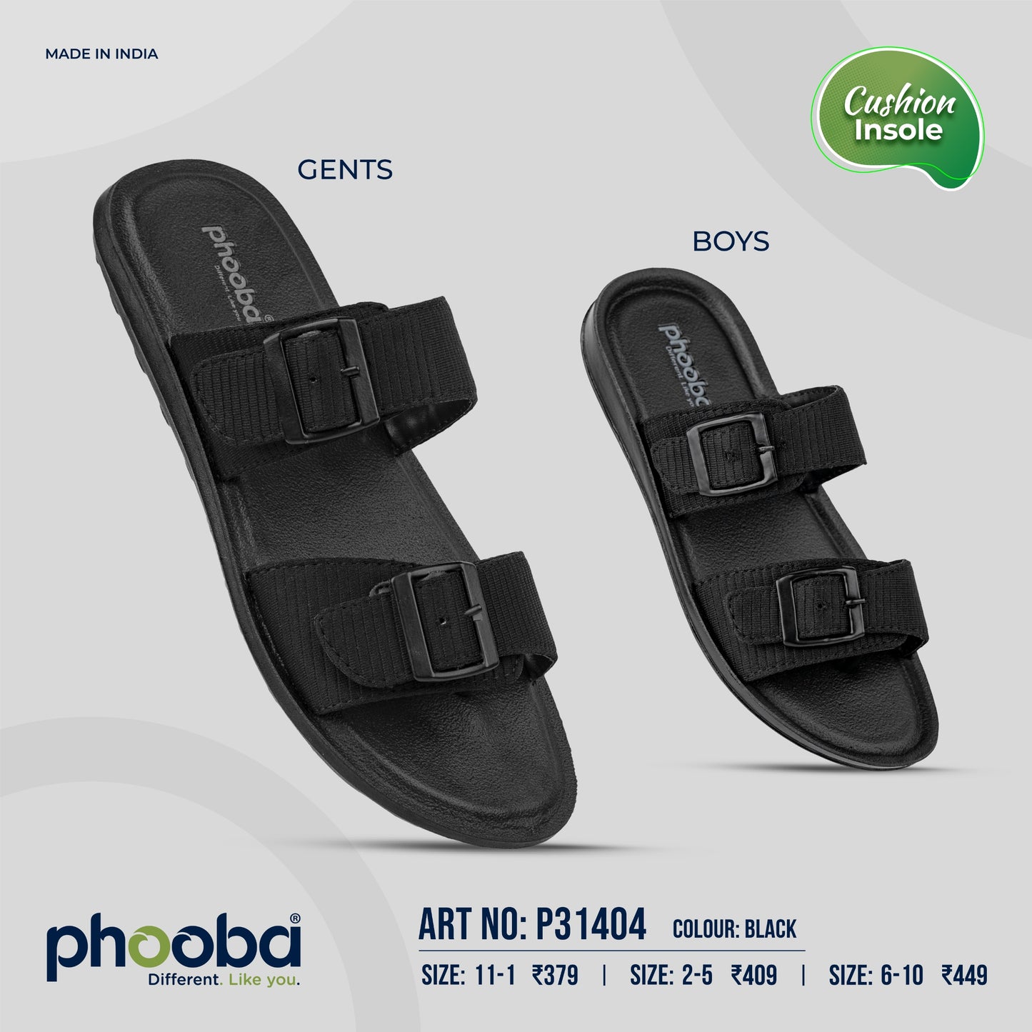 Jogger PU Sandals for Boys - Style 31404