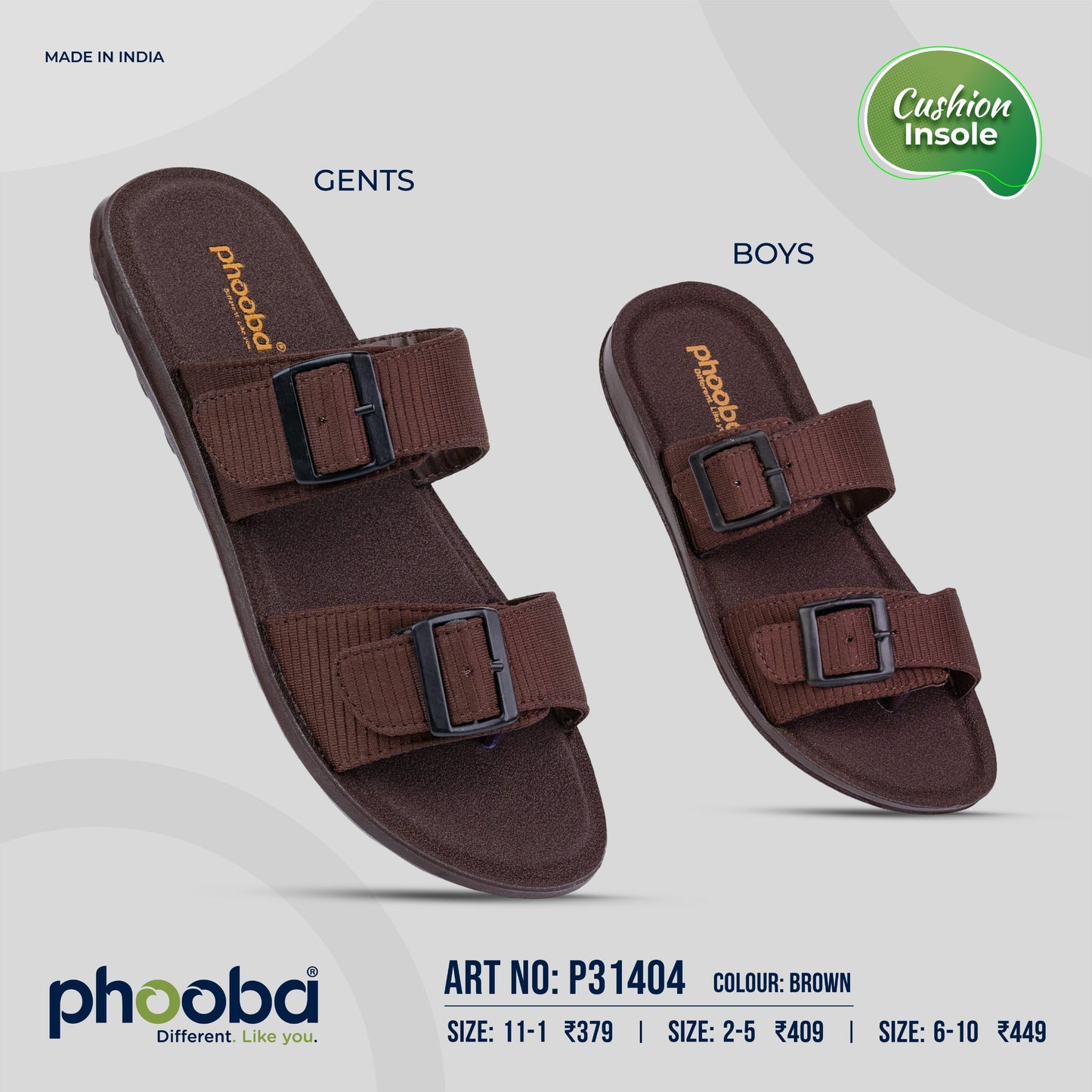 Jogger PU Sandals for Boys - Style 31404