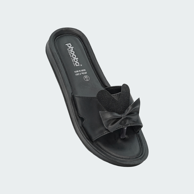 Phooba PU Baby Flip-Flops for Girls - Style 3481