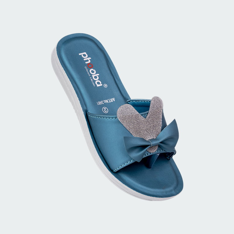 Phooba PU Baby Flip-Flops for Girls - Style 3481