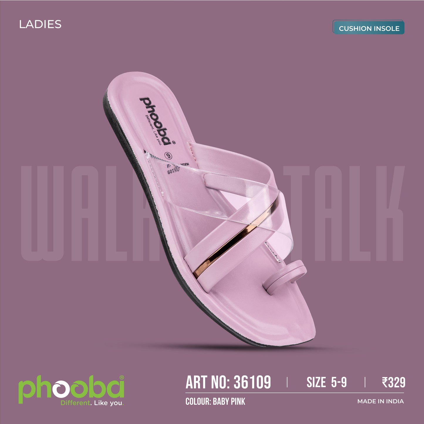 Phooba PU Sandals for Ladies - Style 36109