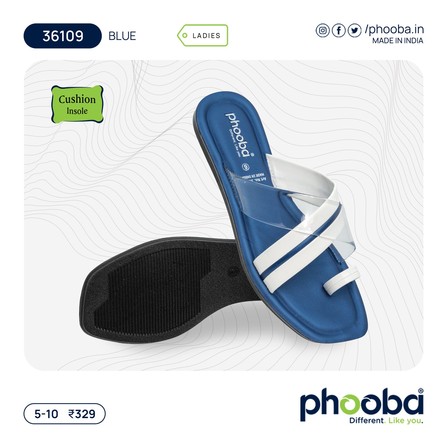 Phooba PU Sandals for Ladies - Style 36109