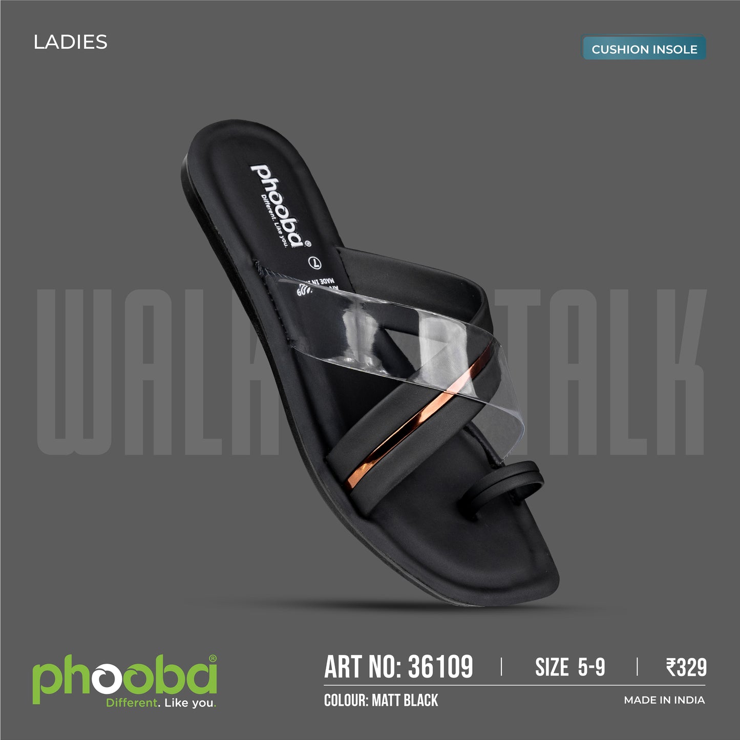 Phooba PU Sandals for Ladies - Style 36109