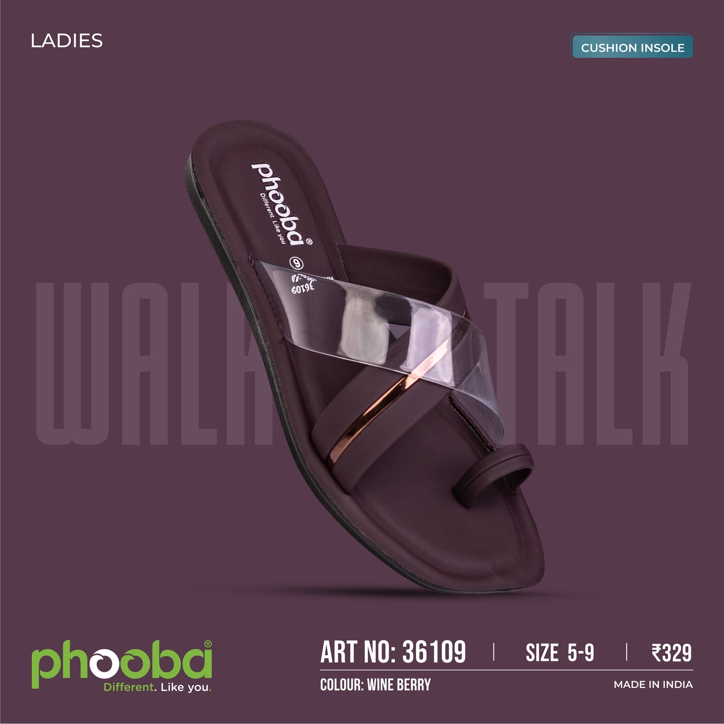 Phooba PU Sandals for Ladies - Style 36109