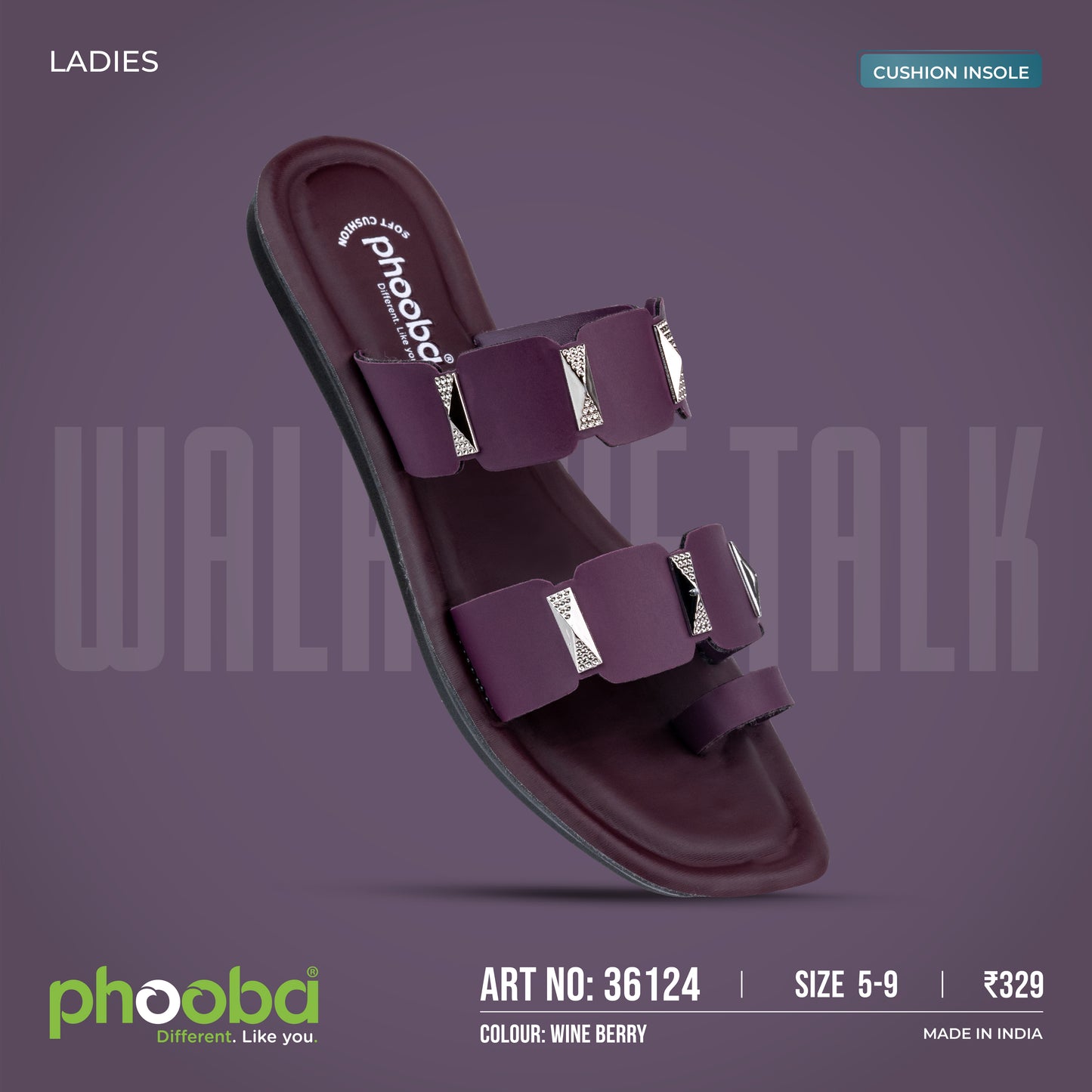 Phooba PU Sandals for Ladies - Style 36124