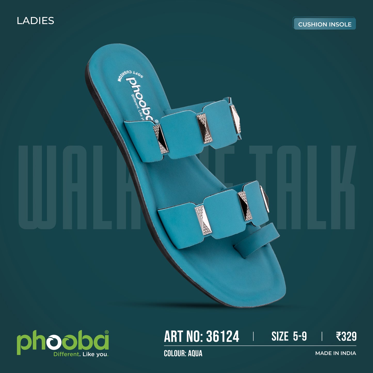 Phooba PU Sandals for Ladies - Style 36124