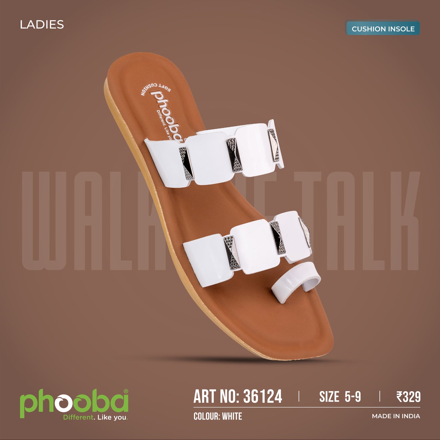 Phooba PU Sandals for Ladies - Style 36124
