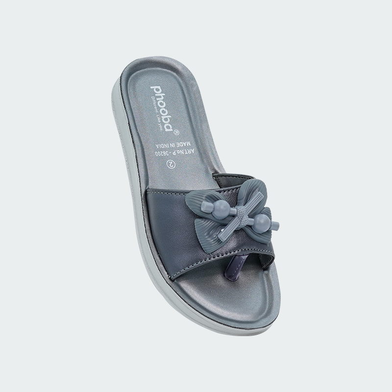 Phooba PU Flip-Flops for Girls