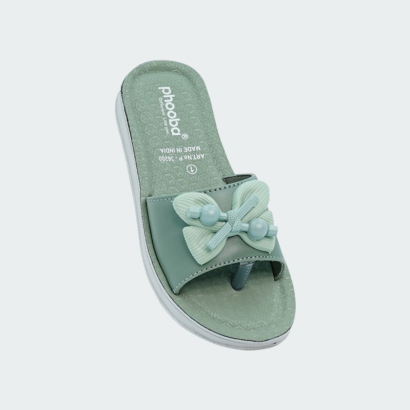 Phooba PU Flip-Flops for Girls - Style 36200