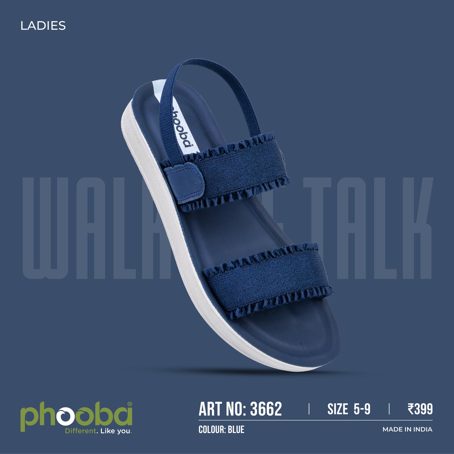 Phooba PU Sandals for Ladies - Style 3662