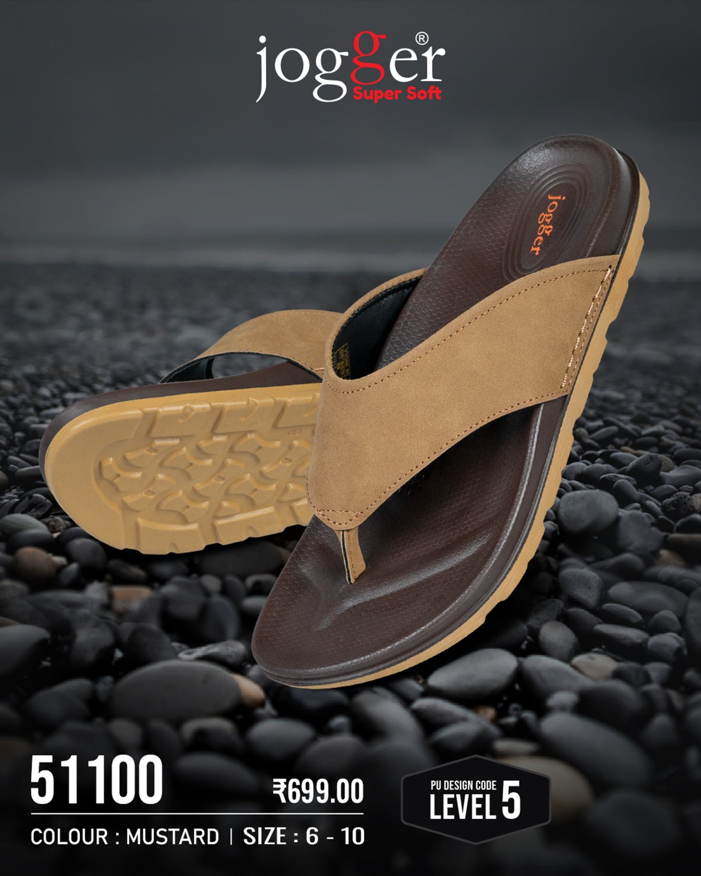 Super Soft Cushioned Men Sandal - Style 51100