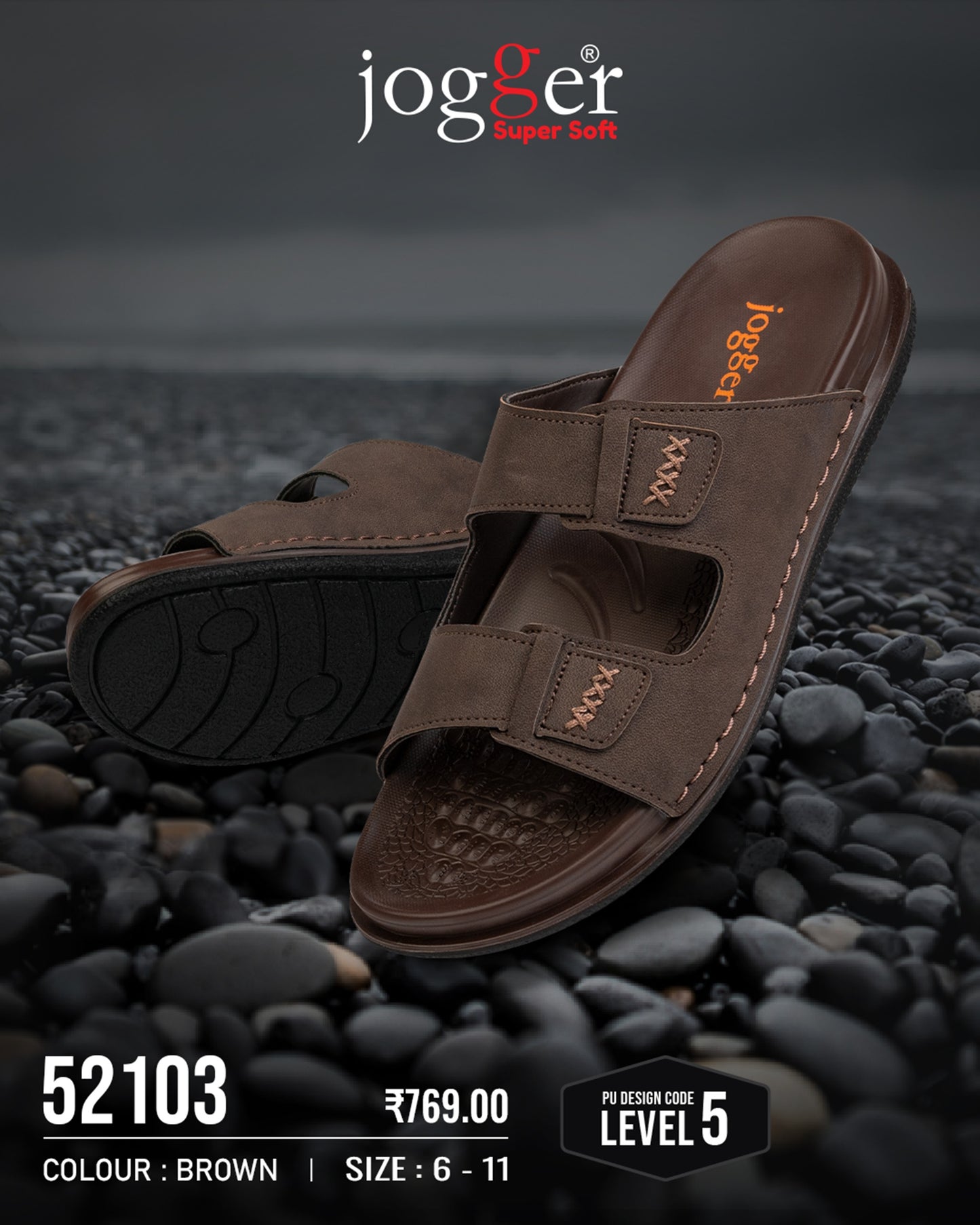 Super Soft Cushioned Men Sandal - Style 52103