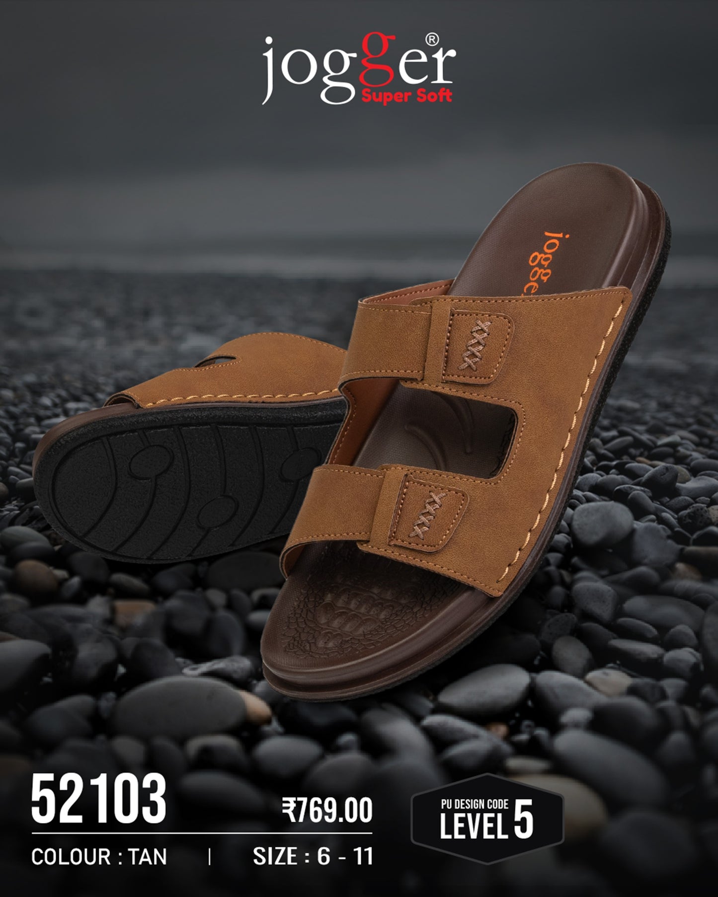 Super Soft Cushioned Men Sandal - Style 52103