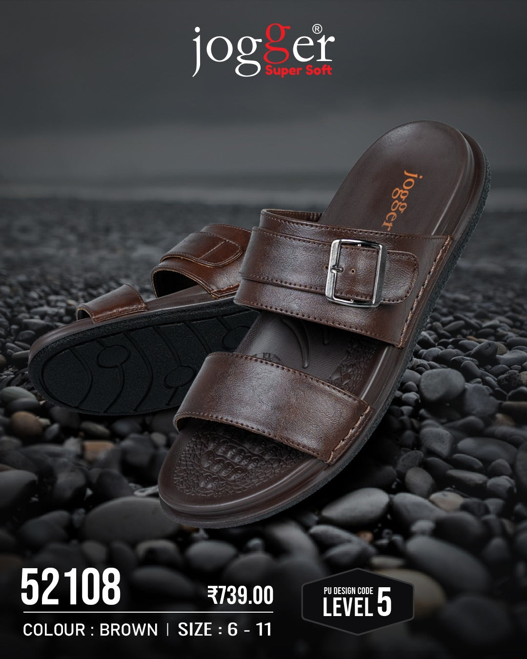 Super Soft Cushioned Men Sandal - Style 52108