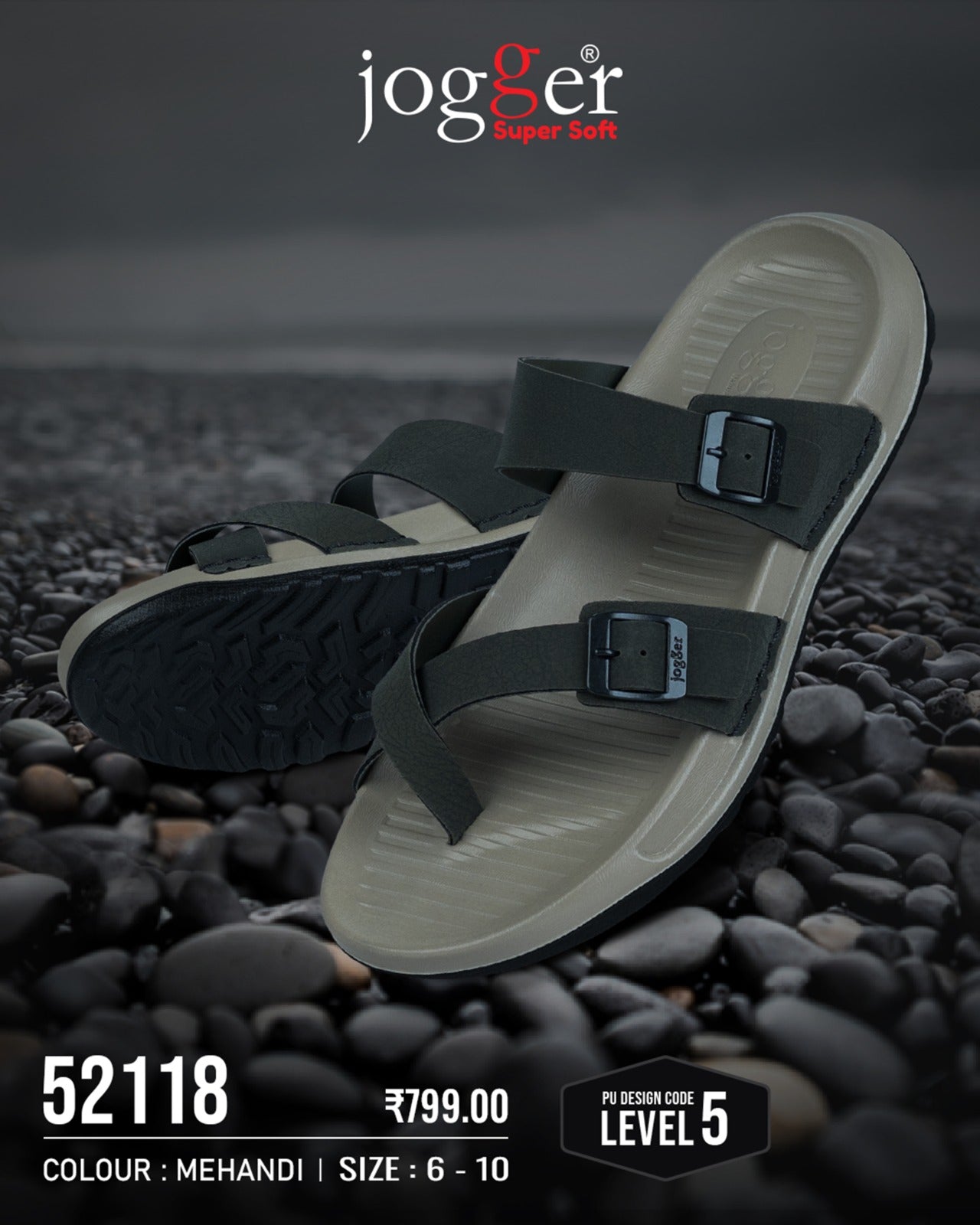 Super Soft Cushioned Men Sandal - Style 52118