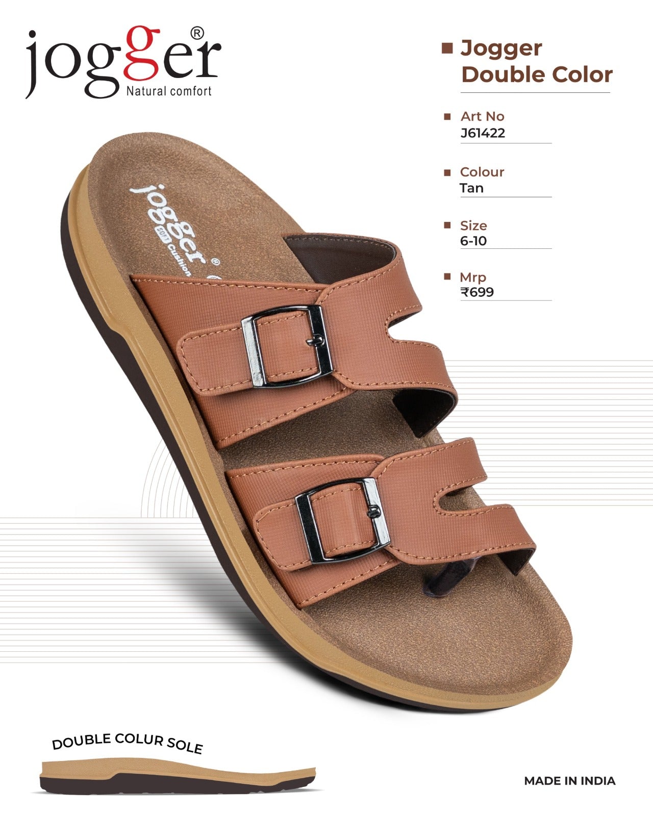 Jogger PU Sandals for Men-61422
