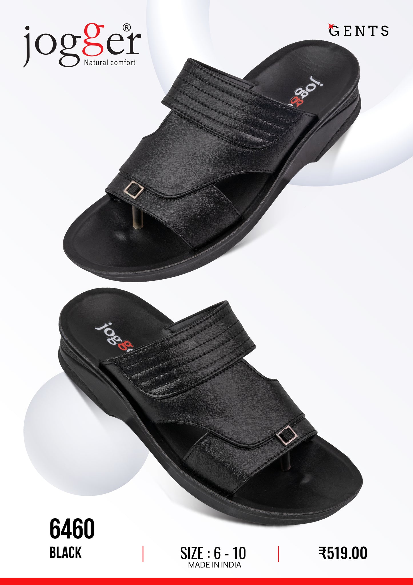 Jogger PU Sandals for Men - Style 6460