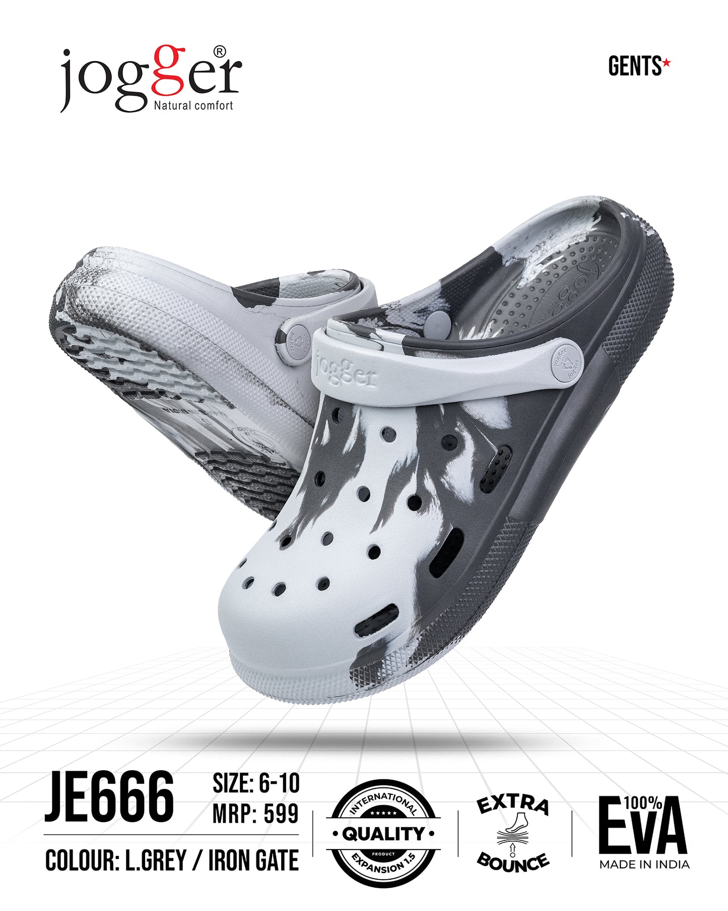 Jogger Eva Clogs for Men - Style 666