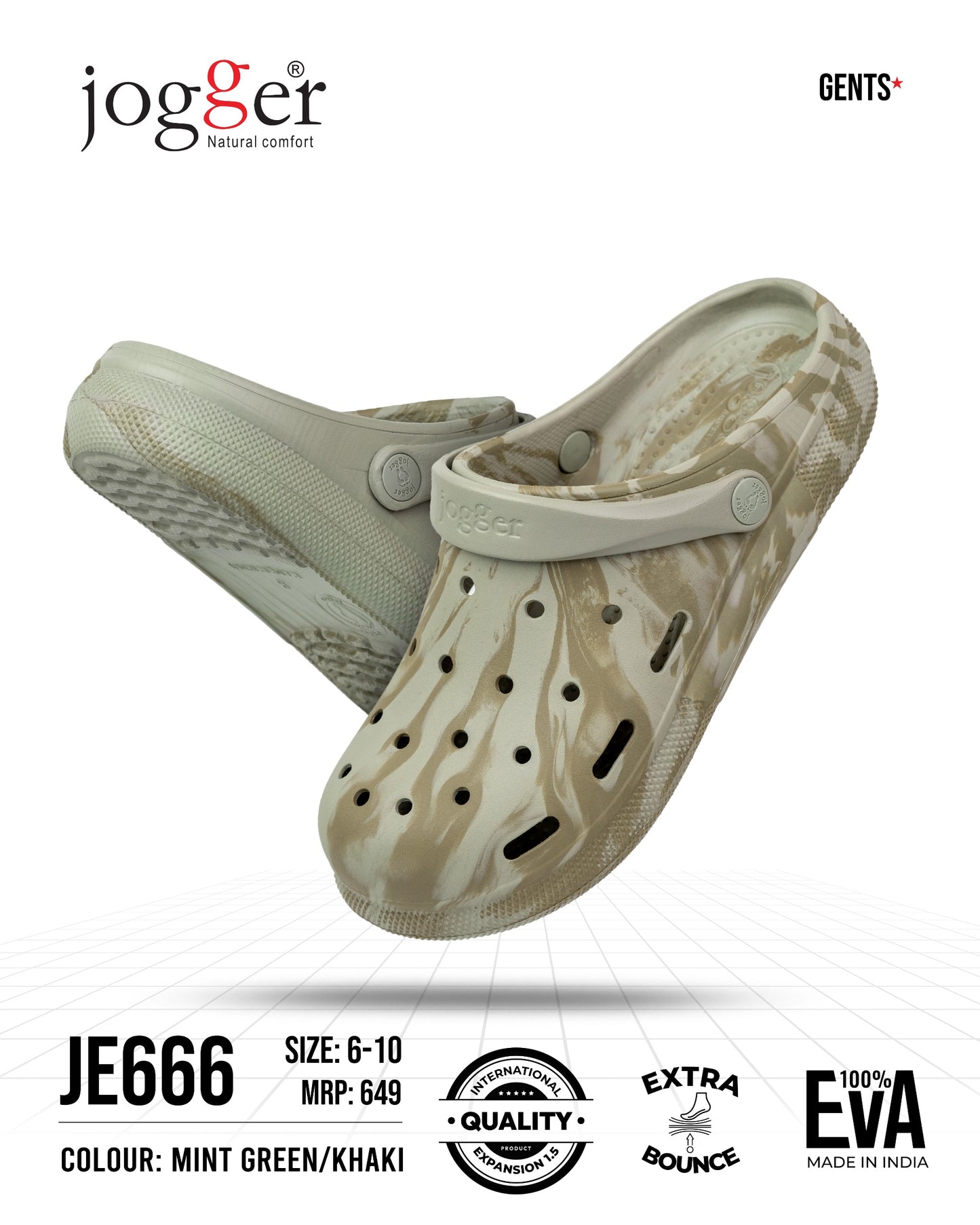 Jogger Eva Clogs for Men - Style 666