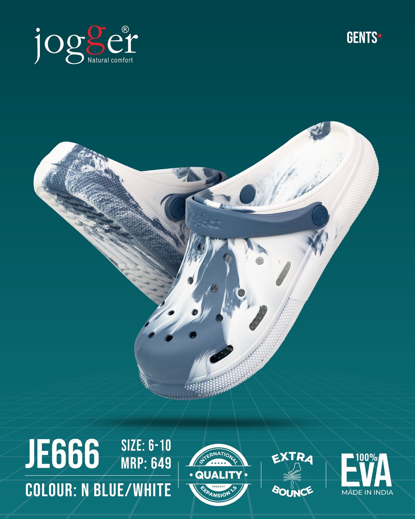 Jogger Eva Clogs for Men - Style 666