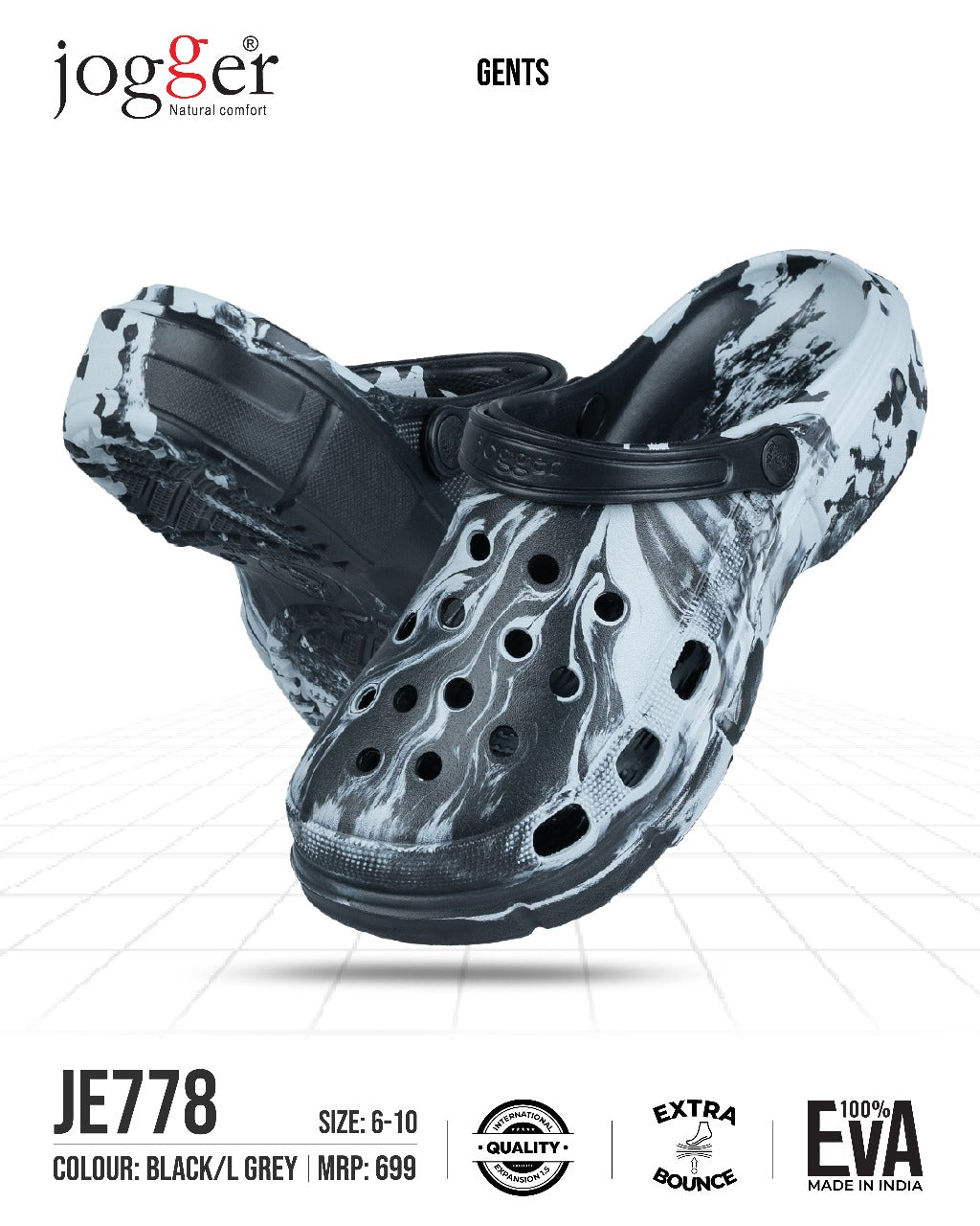 Jogger EVA Clogs for Men - Style 778