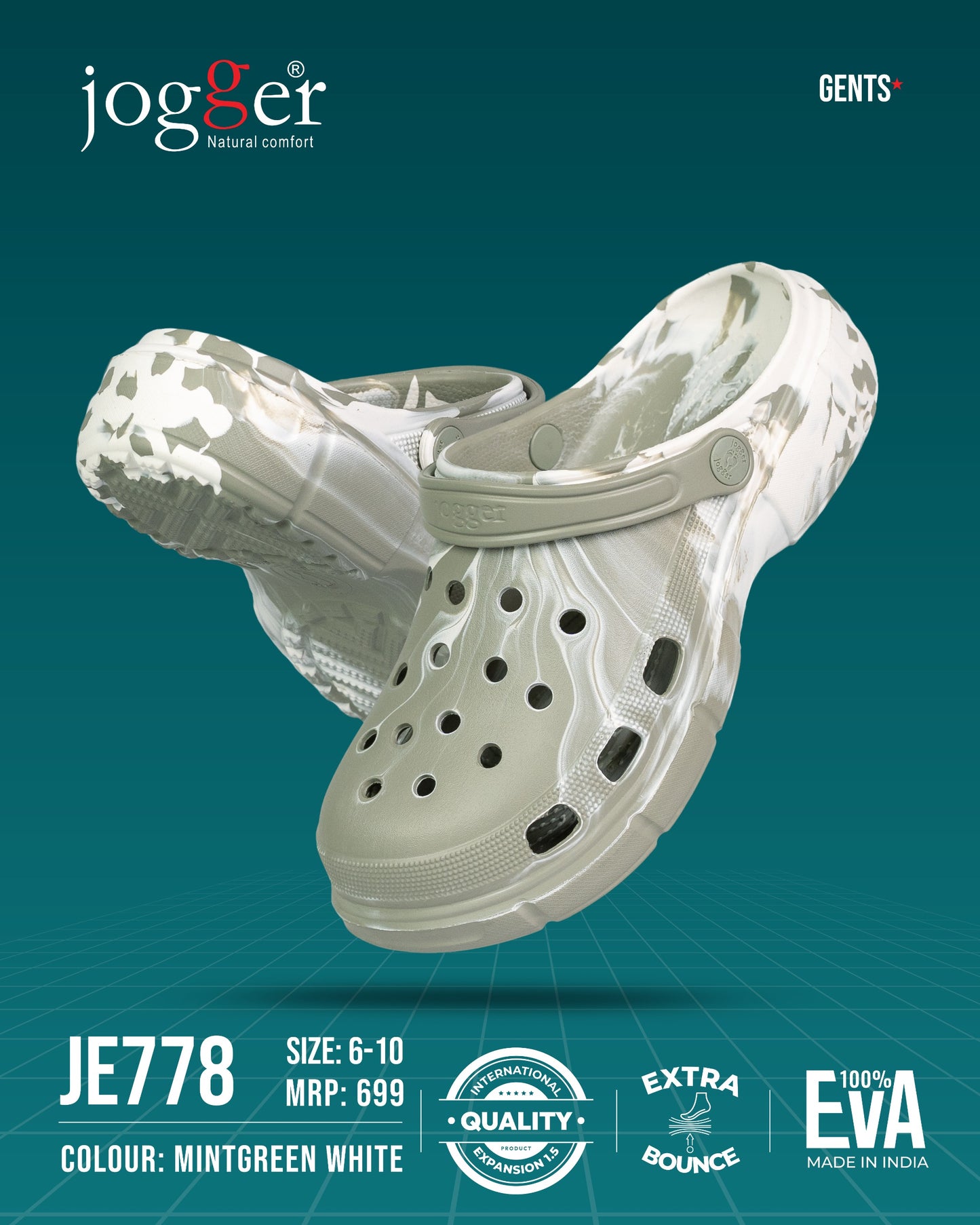 Jogger Eva Clogs for Men - Style 778