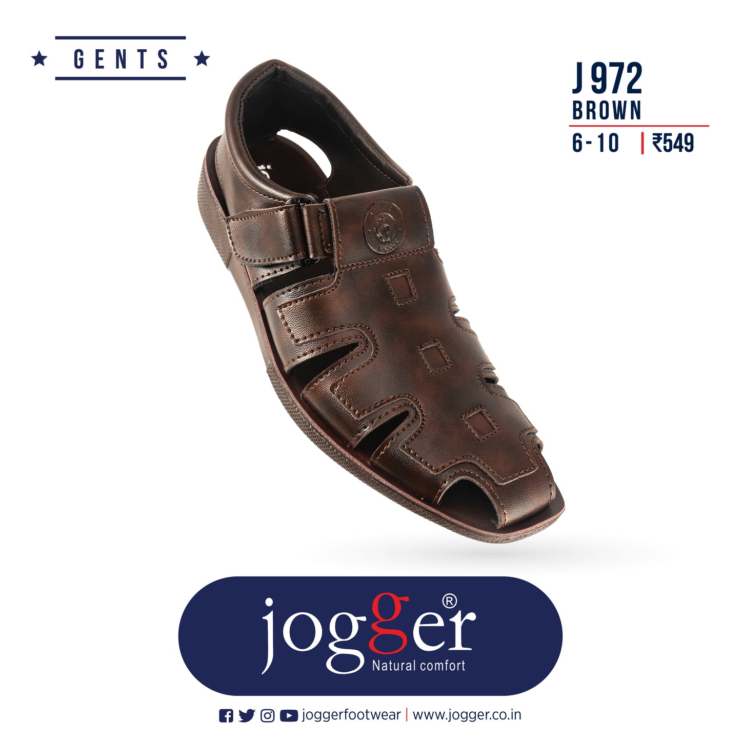 Jogger PU Shoes for Men - Style 972