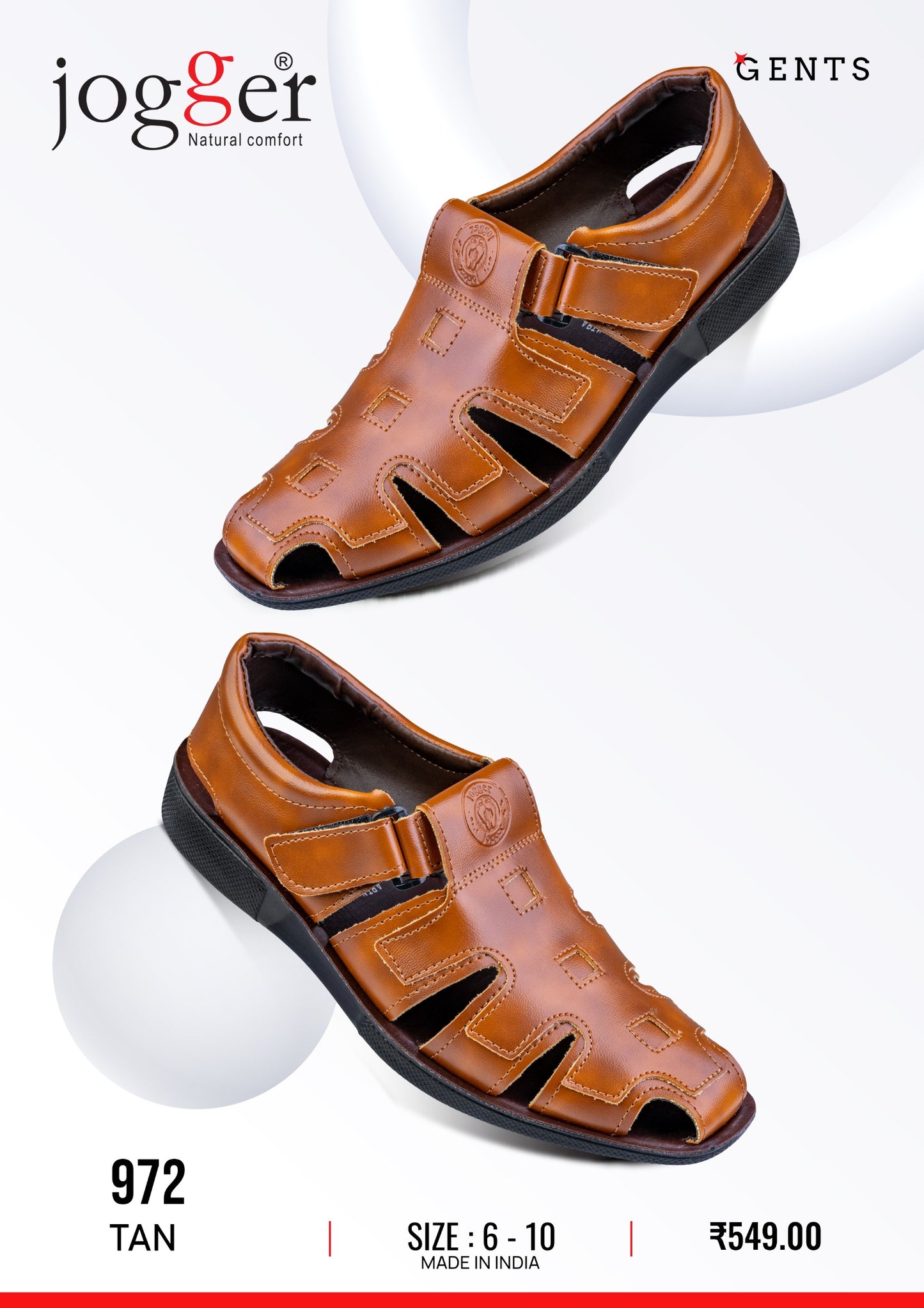 Jogger PU Shoes for Men - Style 972