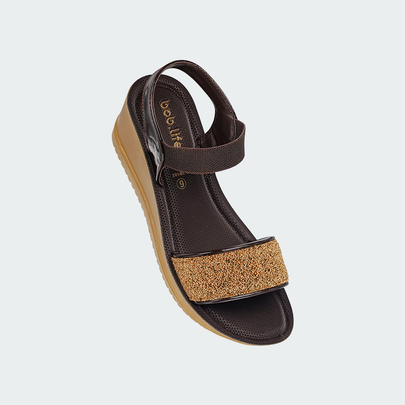 bob.life PU Wedge Sandals for Ladies - Style 28102