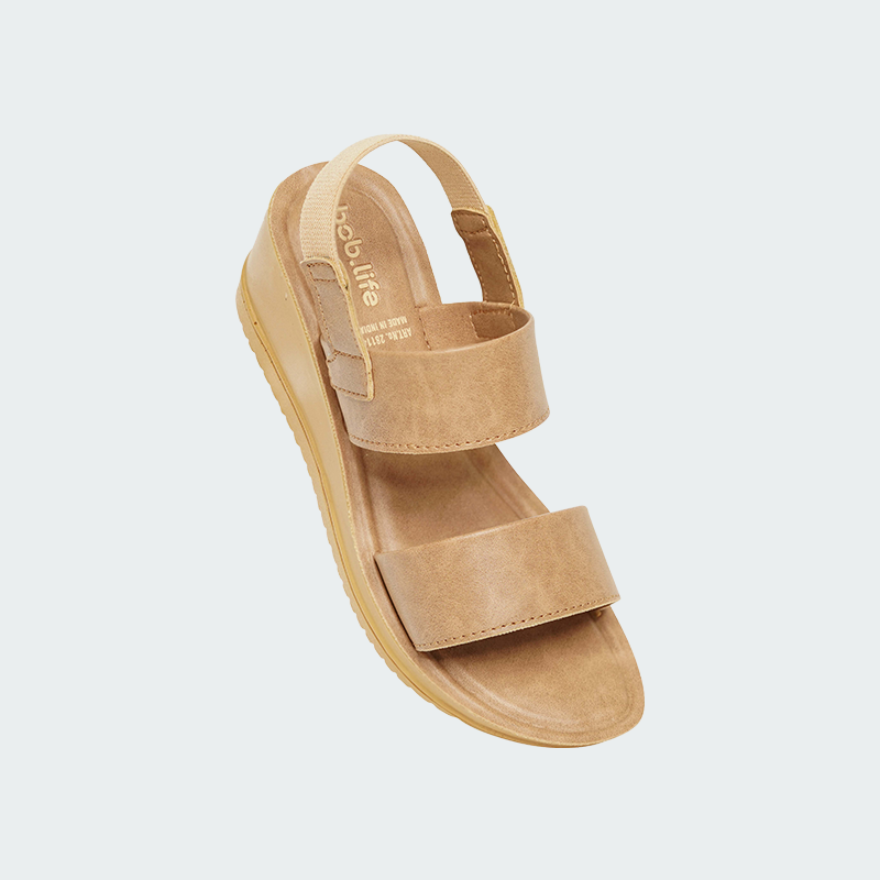 bob.life PU Wedge Sandals for Ladies - Style 28114