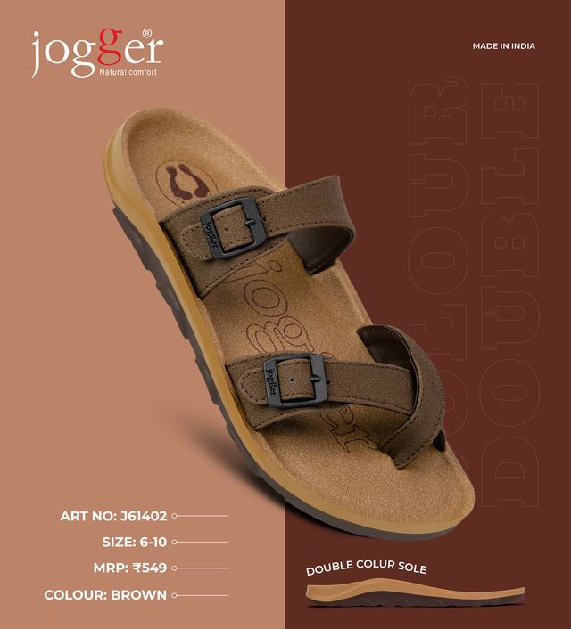 Jogger PU Sandals for Men - Style 61402