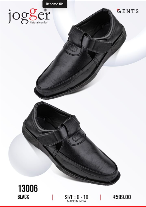Men's Office Wear PU Shoes - Style 13006