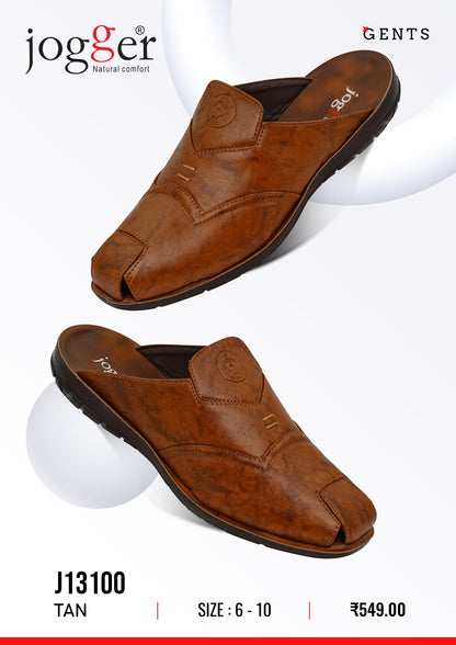Jogger PU Half-cut Shoes for Men - Style 13100