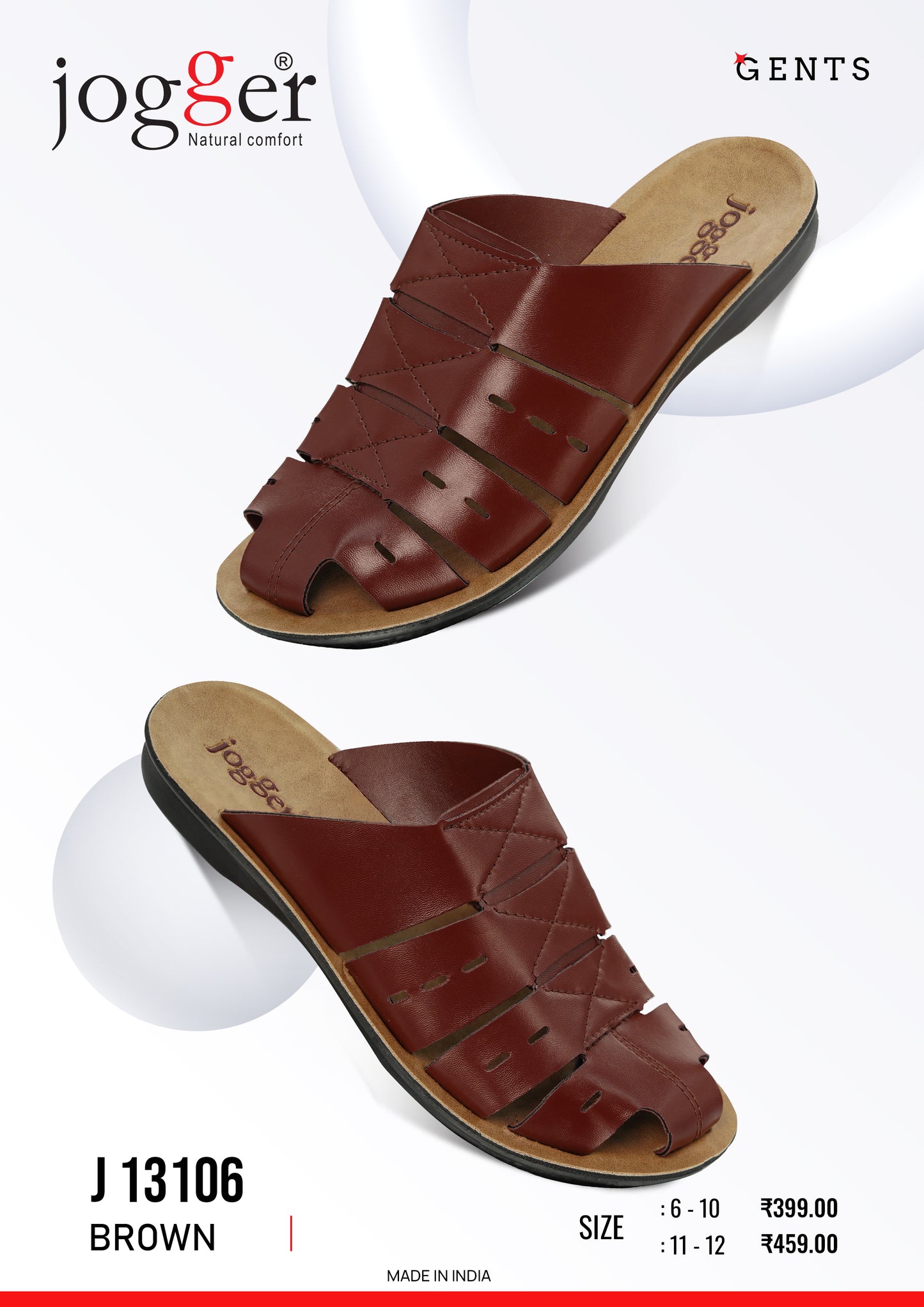 Jogger PU Half-cut Shoes for Men - Style 13106