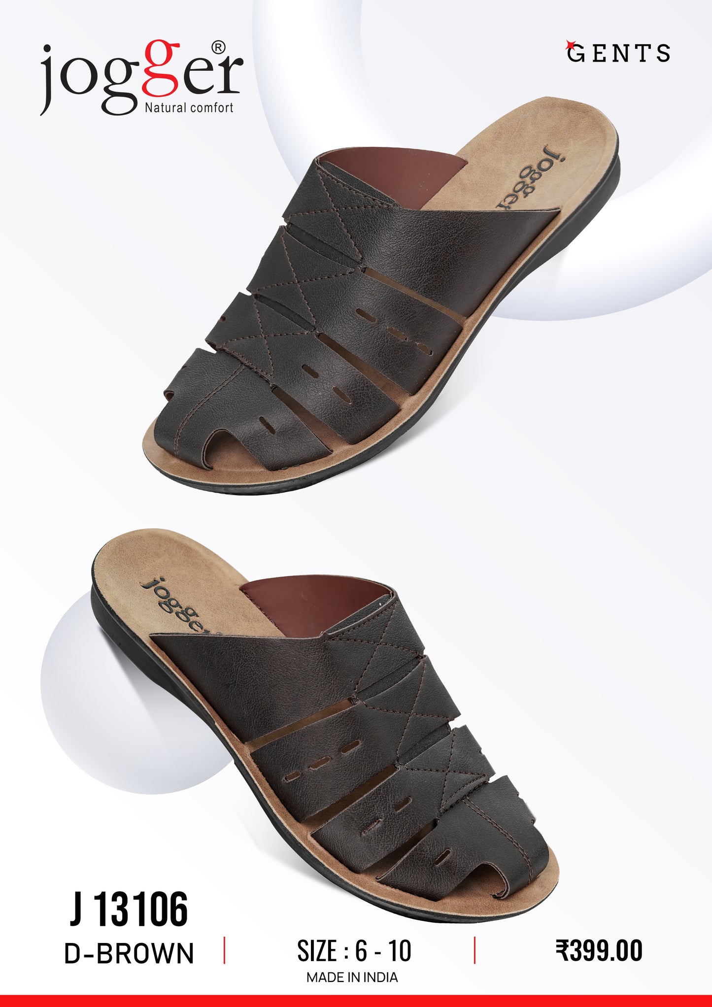 Jogger PU Half-cut Shoes for Men - Style 13106