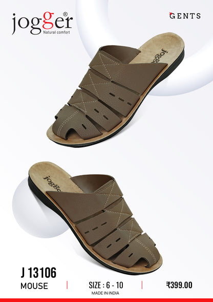 Jogger PU Half-cut Shoes for Men - Style 13106