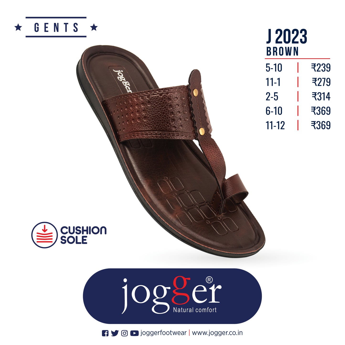 Jogger PU Kolhapuri Sandals for Men - Style 2023