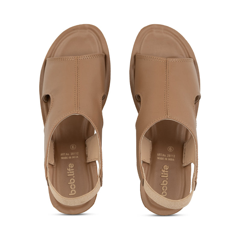 bob.life PU Daily Wear Sandals for Women - Style 28112