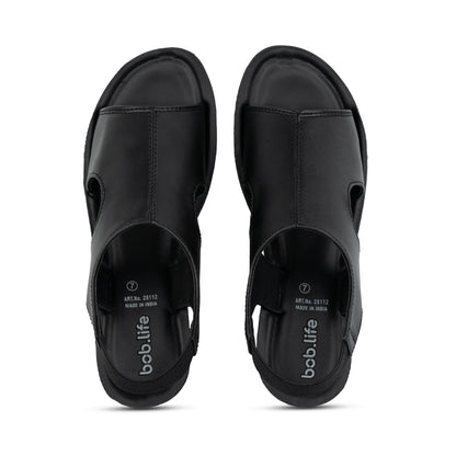 bob.life PU Daily Wear Sandals for Women - Style 28112