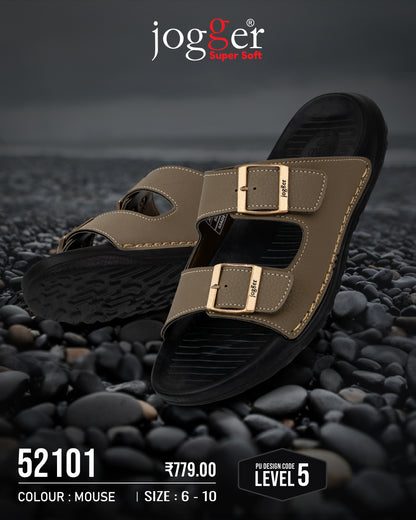 Jogger PU Sandals for Men - Style 52101