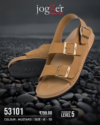 Jogger PU Sandals for Men - Style 53101