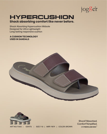 Jogger Hypercushion for Men-71300 - Brown