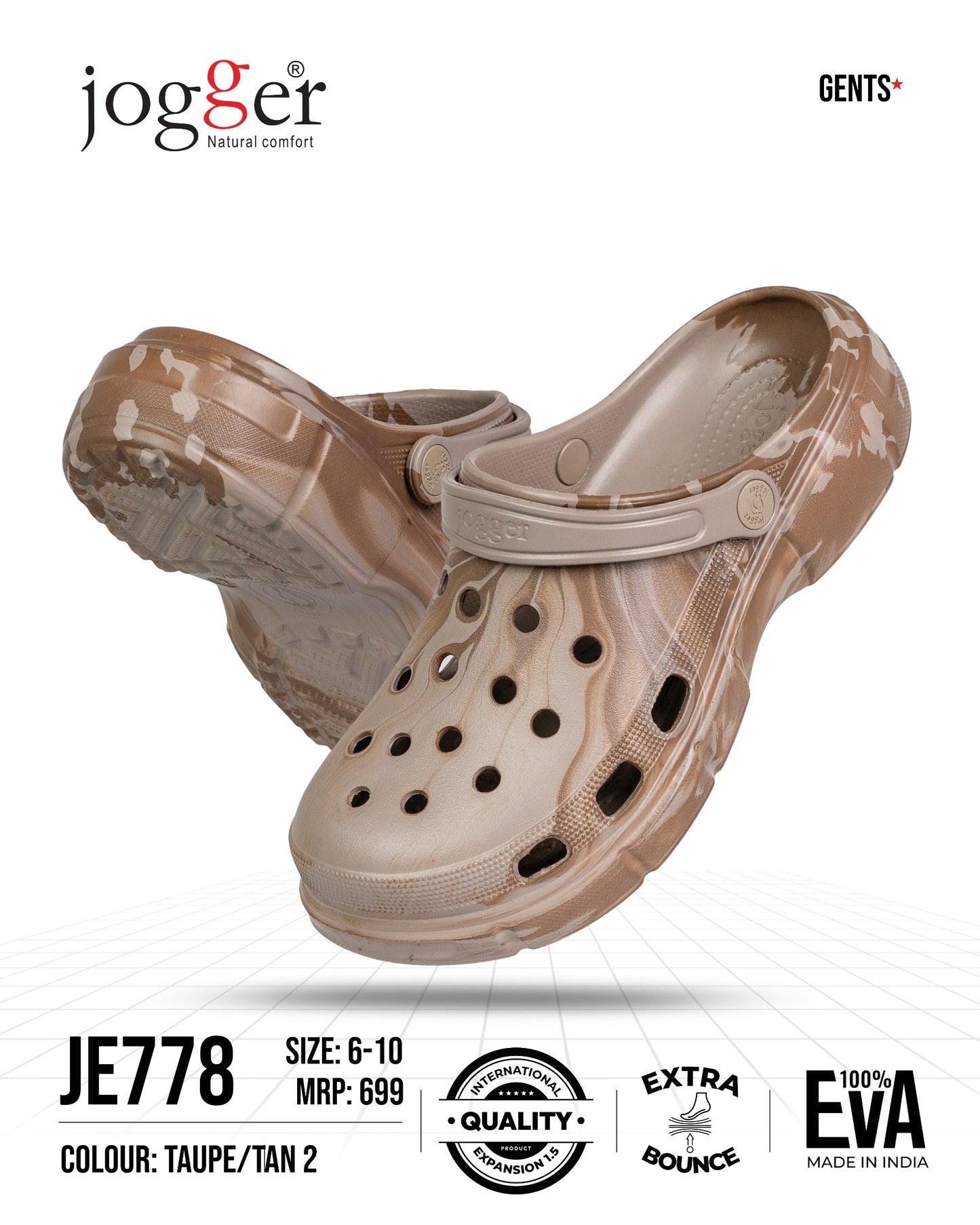 Jogger EVA Clogs for Men - Style 778