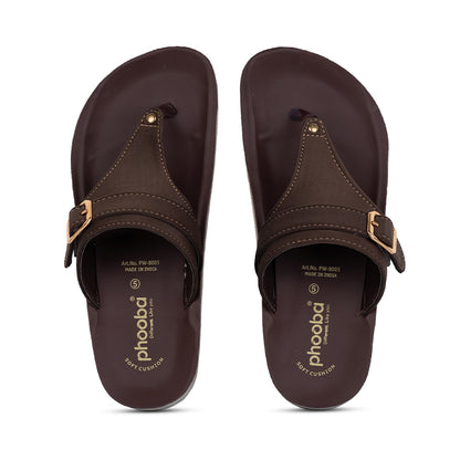 Phooba PU Toe Post Sandals for Women – Daily Wear Comfort | Style 8005