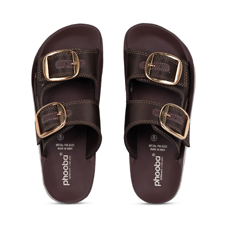 Phooba Casual Wear PU Sandals For Women - Style 8325