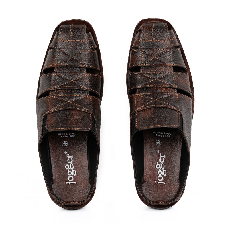 Men's Casual Wear PU Shoes - Style 9901