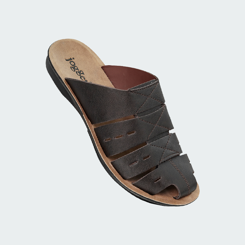 Jogger PU Half-cut Shoes for Men - Style 13106