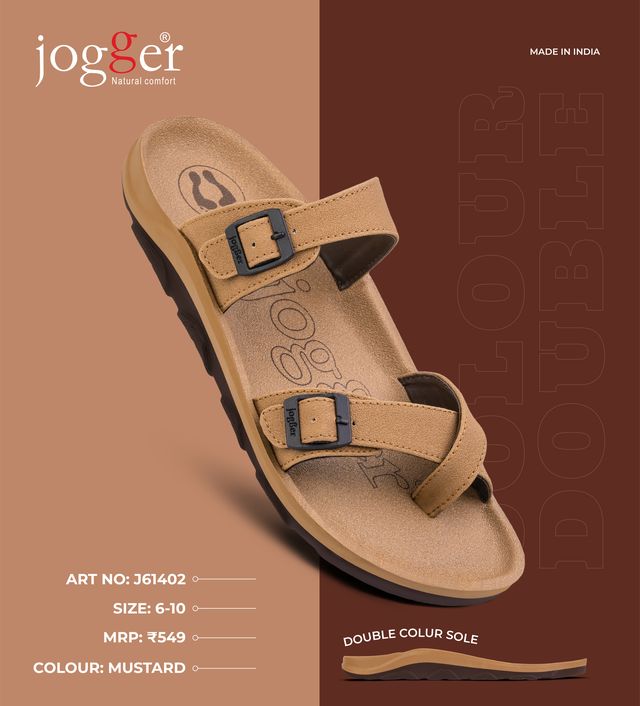 Jogger PU Sandals for Men - Style 61402